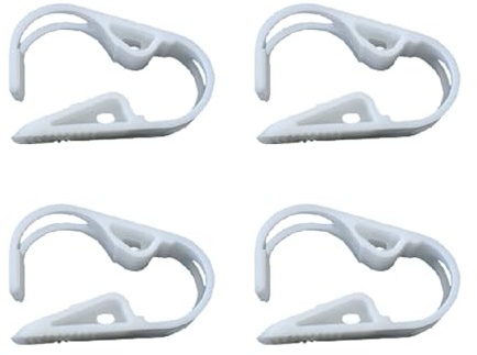 Water Flow Control Tube Clamp, 4 Pcs 12-18mm Plastic Adjustable Water Stop Clamp, Laboratory Pinch Valve Flow Control Hose Clamp