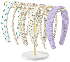 Adugay Kopfband-Halter, Organizer, Stirnband-Ständer für Mädchenzimmer, Maus-Ohren-Aufbewahrung für Damen, Haar-Accessoires (goldener Kopfband-Halter)