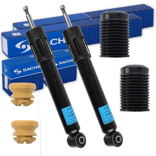 2x Sachs Stoßdämpfer + Protection Kit hinten | passend für 5er F11 Ab Bj 2010 Kompatibel mit 5 Touring (F11)
