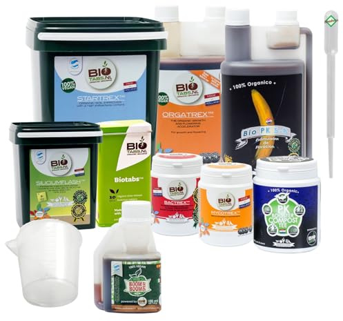 Weedness BioTabs Starterpack Big ALL EXTREM - Naturdünger Grow Flüssig Bio Orchideen Bonsai Organische Dünger Set Kit