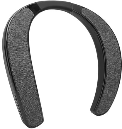 Sarini Bärbar Bluetooth-nackbandshögtalare Trådlöst surroundljud med mikrofon för sport utomhusaktiviteter Teater Stereoljud för musik och samtal