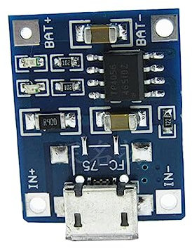KICHOUSE 5stücke Teiliges Lithium-ionen Micro USB Lademodul Für Lithium-akkus Mit Led-ladestatusanzeige Schutzfunktion Und DIY-kompatibler Anschlussmöglichkeit