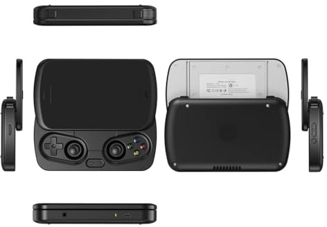 SOLIAXDIY Console Di Gioco Portatile Retrò Android 13 Con Schermo Ips Da 4,7 Pollici, Dispositivo di Gioco Portatile Nero, Per Gli Amanti Del Vintage (Versione Standard + 256G)