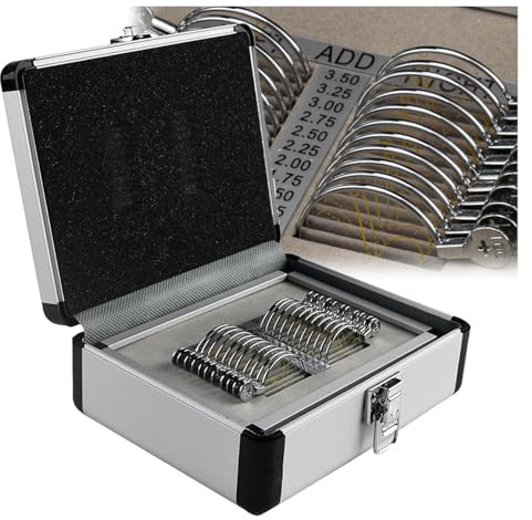 Ensemble de lentilles d'essai,Matériel d'optique， Ensemble de lentilles d'essai optiques Ensemble de lentilles d'essai optiques progressives Accessoires for outils d'optométrie à haute transmittance