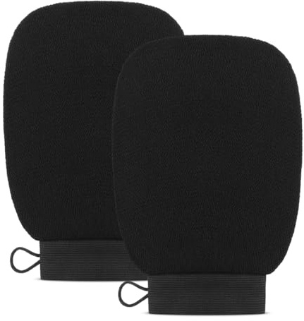 MUNZE 1 paire Gant Exfoliant pour le Corps, Gant Exfoliant Corps,Gants Gommage Corps Et Visage,Enlever La Saleté Et Les Peaux Mortes pour Nettoie et Purifie La Peau,pour Corps et Visage de Nettoie.