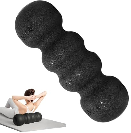 Massagerolle für Bauch und Rücken, 45 cm, aus strapazierfähigem Material, Rolle für Bauch und Rücken, Stimulation der Durchblutung und Muskelentspannung, ideal für Pilates, Gymnastik und Zuhause
