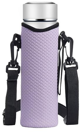 Baoqifong Housse pour Bouteille - Porte-Gourde Isolant Réutilisable Grand | Sac Porte-Bouteille Réutilisable | pour Fitness Voyage Sport Camping Randonnée Pêche Chasse Escalade Marche Extérieur