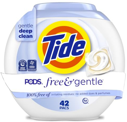 Tide Sans capsules et doux, 42 pièces