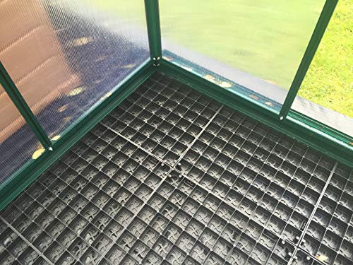 ECODECK Full Gravel Garden Plastic Shed Base (2.5m x 1.5m Suits 7 x 5 & 8 x 5 Feet Buildings)| Plastic Shed Base Grid With Included Free HD Membrane | Made in UK | Eco-Friendly & Easy to Use Grid Base