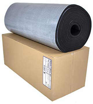 Dämmmatten Selbstklebende Kautschuk Isoliermatten 19mm Dämmung Isolierung 1m² - 8m² Markenqualität Insul-Roll XT (19mm - 6m² 1 Karton)