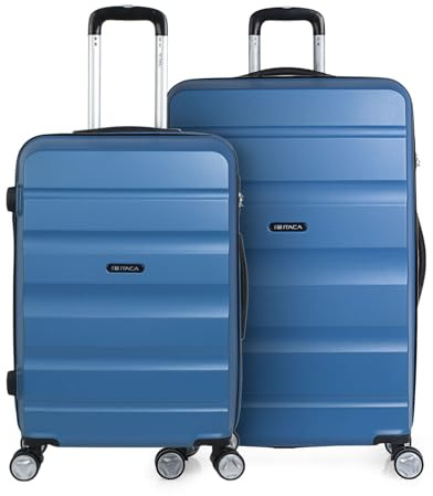 Juego maletas de viaje rígidas trolley con candado de combinación y 4 doble