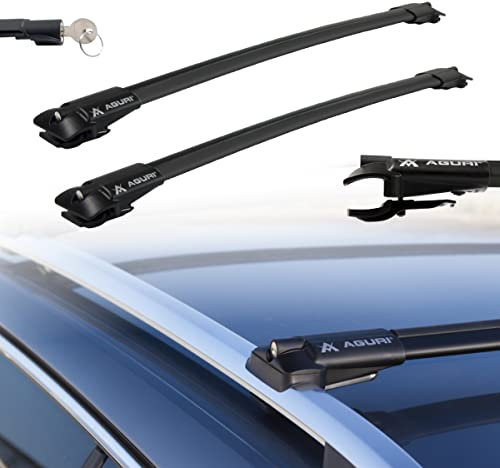 Relingträger mit niedrigem Profil Schwarz