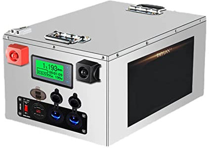 TGHY LiFePO4 Batteria 24V Pacco Batteria al Litio 100AH Batteria Ferro Fosfato Ricaricabile con 3500 Cycle e BMS per Camper solari Carrelli da Golf marini Alimentazione Emergenza,24v100ah