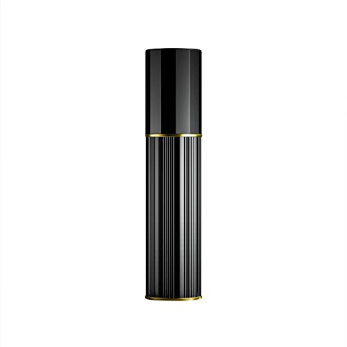 Aurdox Parfümzerstäuber Nachfüllbar, Mini-Reisegröße, Parfümflaschen leer, kleine Sprühflasche mit Bodenpumpe, auslaufsicher und tragbar für Damen und Herren, elegantes Design, 5 ml (Schwarz)