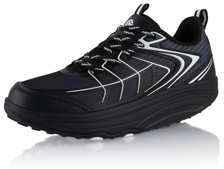 Fusskleidung® Damen Herren Sneaker Abrollsohle leichte Gesundheitsschuhe