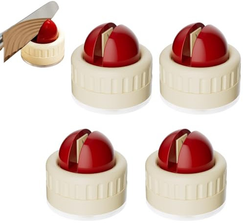 Mini Knife Sharpener with Suction Cup, Novelty Compact Stability Whetstone Sharpening Stone Knife Sharpener, Ideal for Sharpening Knives, Suitable for Most Blades, Knife Sharpener - 4 Red