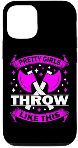 iPhone 13 Pro Pretty Girls Axe Throwing Ax Master Athlete Design Case