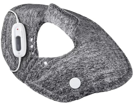 Sanitas Schulterheizkissen SHK 50 Nacken Heizer Schnellheizung Wärmer Grau