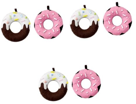 UPKOCH 6stücke Cartoon Donut Pendants Aus Handgefertigte Spielzeuge Für Bastelprojekte Und Dekoration Kinderfreundliches Ohne Zuschneiden
