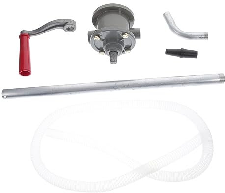 Gatuida Aluminium Handpumpe Für Öl Leicht Tragbar Und Einfach Zu Bedienen Für Fässer Und Tanks Selbstansaugend Mit Flexiblem Auslauf
