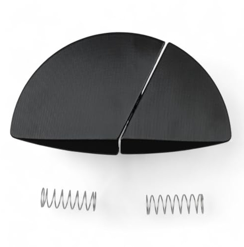 Friatec Lot de boutons poussoir de chasse avec ressorts FRIABLOC F100, F200 (pièce de rechange pour n° 333401) (noir)