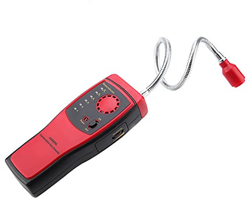 Gas Tester, Flammable Gas Detector Portable Analyzer with Flexible Probe, Alarm for Gas, Methane, for Home, Kitchen, Caravans, and Boats
