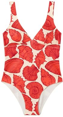 GISELA Costume da bagno High Tech con schiuma rimovibile effetto modellante, multicolore, S
