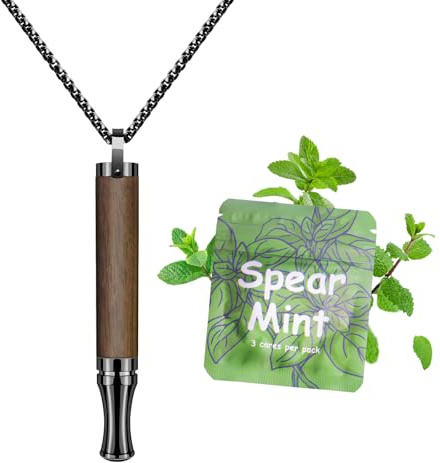 ASTOFLI Anxiety Breathing Necklace with Resistance – Quit Breathlace Filter for Adults, Single Flavoured Pack Breathe Free Device for Stress Relief, Flavour Filter Help Stop Stress Gift