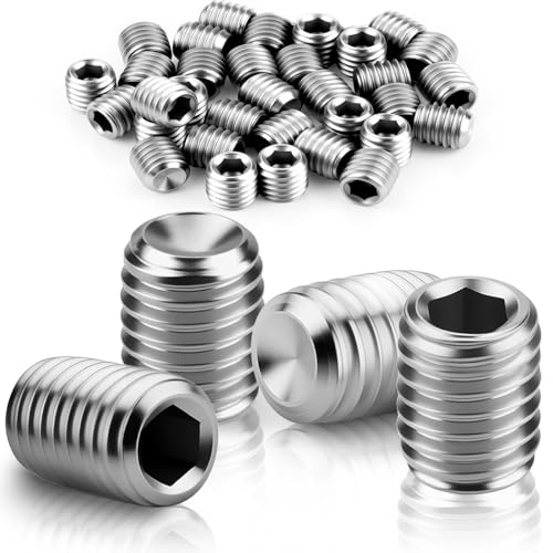 TXXATX Madenschrauben M3 Edelstahl 15 Stk Madenschrauben Türklinke M3x3 mm | Innensechskant Gewindestifte, 304 Edelstahl, Madenschraube M3, Metrisch, für Türgriffe, Lagern, Buchsen, Wasserhahn, Lampen