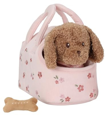 Little Dutch Hund Jackie in Tragetasche mit Zubehör Stofftier Kuscheltier Plüschtier (23 cm)