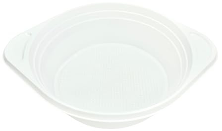 Commerline Suppenschale 500 ml, 100 Stück, Suppenteller mit Ohren, Mehrweg