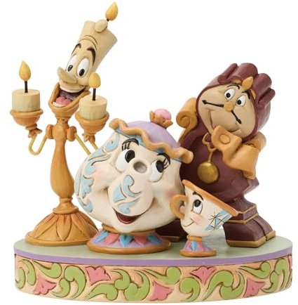 Disney Traditions Figurines de Lumière, Big Ben, Mme Samovar et Zip