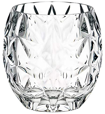 YINJOYI Whiskey Glasses Plastic Tumblers Crystal Drinking Cups Reusable Cocktail Glassware Wedding Gifts for Women Men 2 Sets Mothers Day Gifts