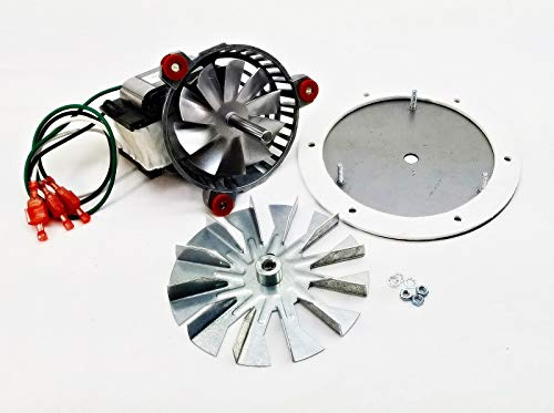 fireplace repl parts (New Part Enviro Fire Combustion Exhaust Blower Motor Kit EF-901 4 3/4PD PH-UNIVCOMBKIT-P/firs for Many Models, Check in Description + (one Free Author's Book)
