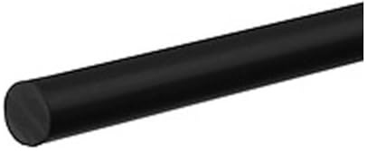 USA SEALING ZUSA-RC-1525 High Temperature Silicone Cord Stock, 70A, 1 mm CS, 50 ft. Long, Black