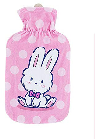 Noun warmies bouillotte Grande Bouteille d'eau Chaude Injection d'eau Anti-déflagrant pour Enfants en Peluche Chauffe-Main Adulte rempli d'eau en Caoutchouc Sac d'eau Chaude 1800ml