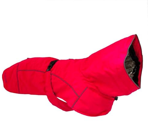 Croci Hiking K2 - Winterjacke für Hunde, wasserdicht, Winddicht, mit wattiertem Thermofutter, geeignet bis -20 °C, verstellbar und Ultraleicht, Regenschutzkragen, Fuchsia, Größe 30 cm
