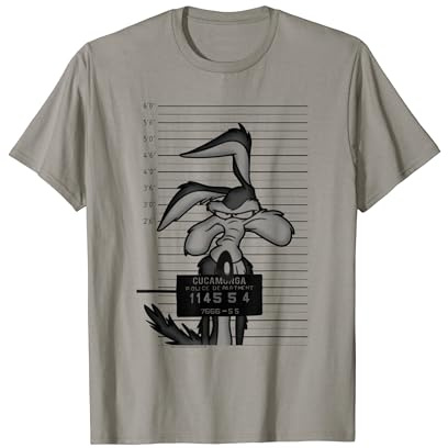 Looney Tunes Wile E. Coyote Busted Camiseta de manga corta para hombre - S