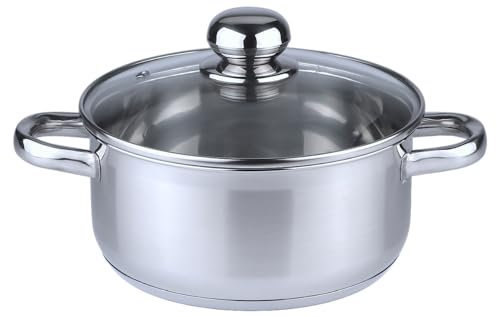 aro Cazuela, acero inoxidable, Ø 20 cm, 2,9 L, plata