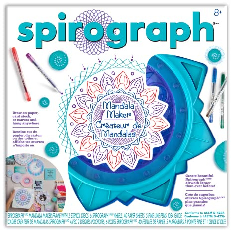 Spirograph Mandala-Maker – einfache Möglichkeit zum Kreieren zahlloser Mandala-Designs