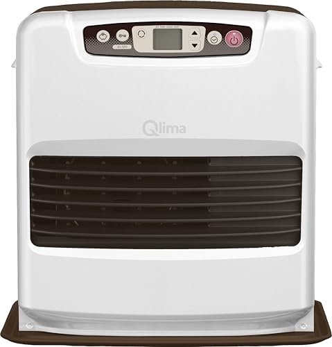 Qlima Laser kachel SRE 4035 TC wit - Poêle à combustible laser liquide portable - 3500 W - 140 m3 - Blanc/Noir
