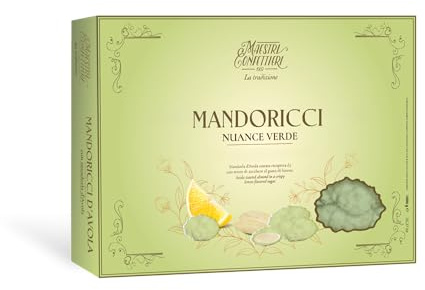 Confetti Maxtris Mandoricci con Mandorla, Nuance Verdi