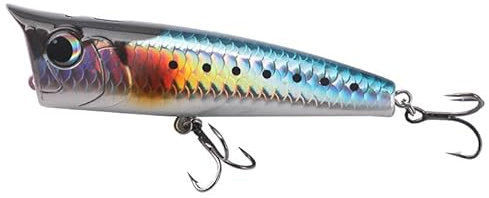 5-teiliges Künstliches Topwater-Köder-Set – Popper, 16G3D-Langstreckenwurf Mit Dreifachhaken-Wasserbojen-Köder – Perfekt Für Das Süßwasser- Und Salzwasser-Casting-Angeln Im Freien