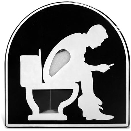 NVTRSD 5 Minuten Toilette Sanduhr Timer, Kreative Toilette Hocker Sanduhr, Toilet Timer, Kinder Bürsten Timing Tool, Hausgarten Home Decor Spielzeug für Männer, Ehemann, Papa, Vatertag, Geburtstags