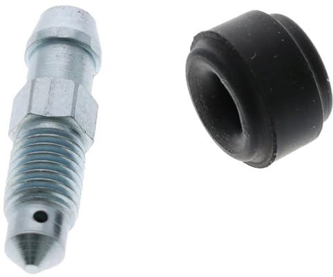 UK-Motors 1x Bremssattel Entlüfterschraube Entlüftungsventil M7x1x28 mm SW7 mit Kappe