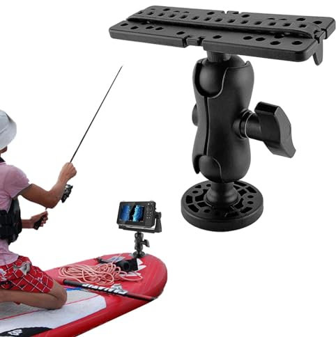 Marine Boot Fisch Finder Halterung 360-Grad Drehung Fisch Halterung Fish Mount Drehbar Zubehör Deeper Halterung Für Echolote Echolot Basis Halterung universals Fisch Finder Halterung GPS MAP Platte