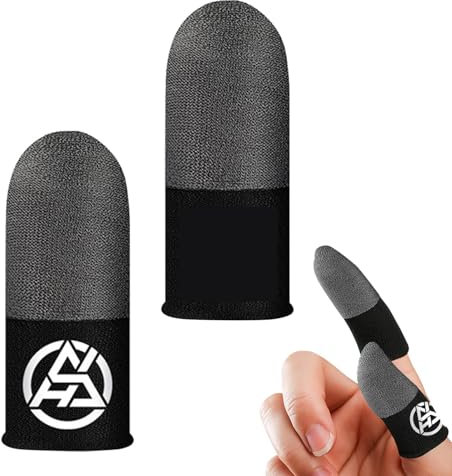Mobile Game Finger Sleeves – Bekväma spelhandtag, gamig-tumfodral | 2 stycken lysande fingertoppsfodral, fingerringar för mobiltelefonspel, smidig användning, fingerskydd för mobiltelefoner,