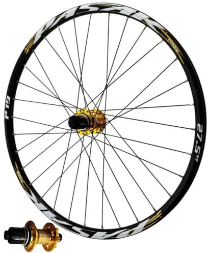 LPYDWZ Fahrrad Laufradsatz 26/27,5/29 Zoll Aluminiumlegierung Hybrid/MTB Nabe HG Abgedichtetes Lager 6 Loch Scheibenbremse Mountain Felge for 7-12 Gang Kassette 2250 G(Thru AXLE Rear Wheel,26 inch)