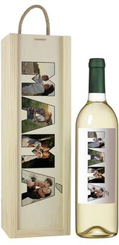 Botella de Vino Personalizada con Caja Regalo