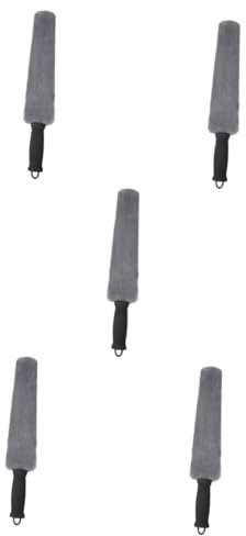 SOIMISS 5 Pièces Brosse de Nettoyage climatiseur de Voiture Nettoyeur poussière Carreau de Voiture Prises de Voiture plumeau Bouche d'aération de Voiture Molleton